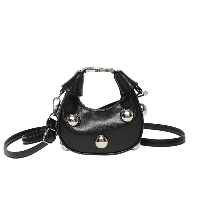 Mini Studded Handbag Women 2025 Shoulder Underarm Bag - Image 5